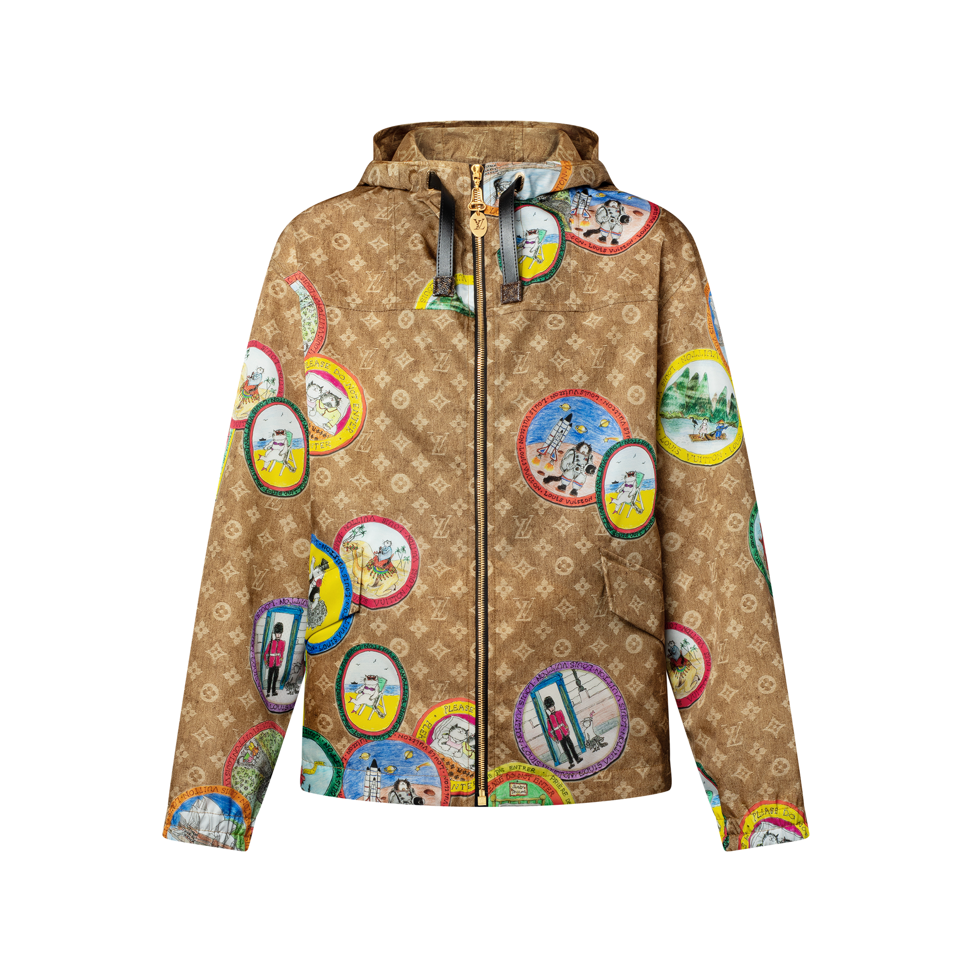 Monogram Cat Stamp Parka - Ready-to-Wear | LOUIS VUITTON